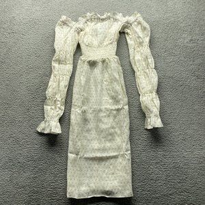 Sleeper Cream Midi Dress - Michelin